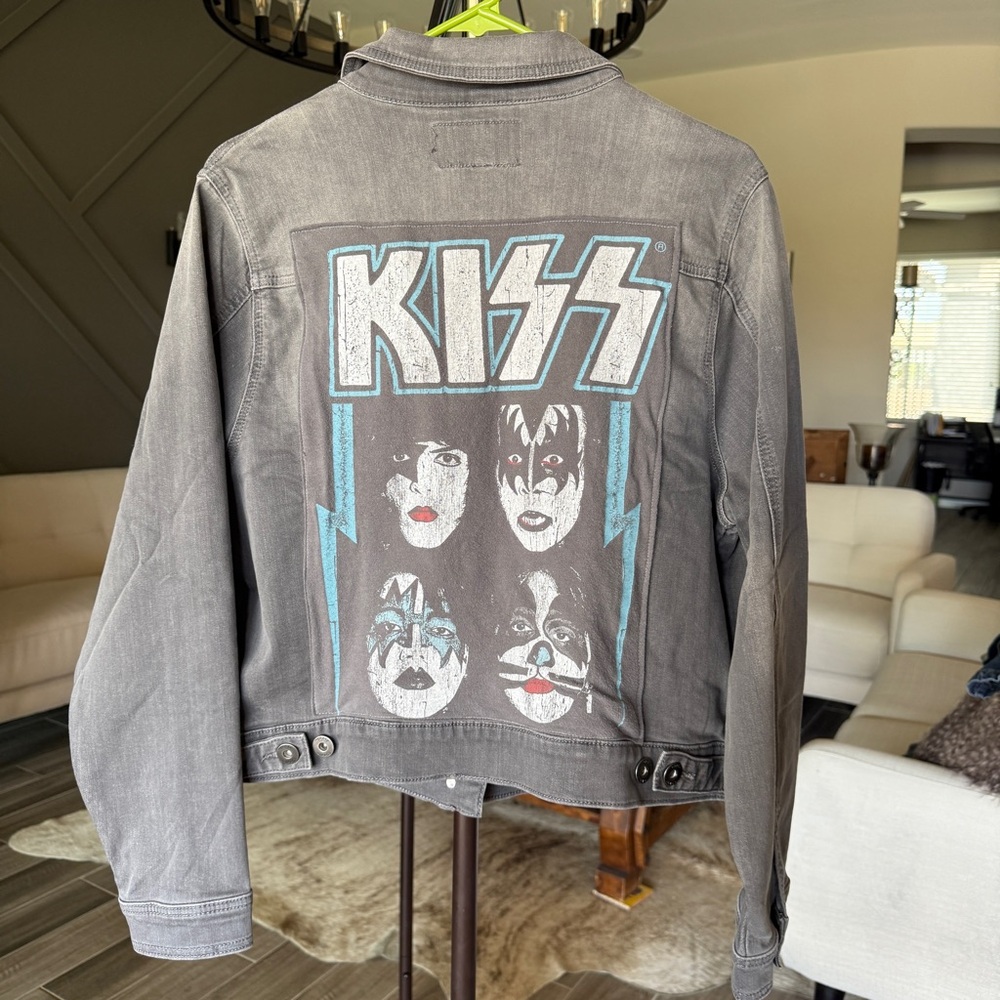 KISS Graphic Denim Jacket